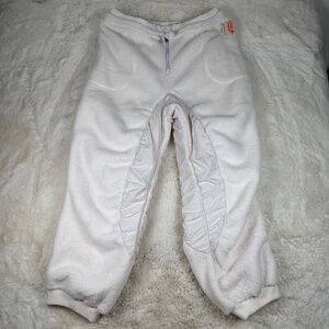 Free People FP Movement Sundown Fleece Pants Ivory Size XL NWT